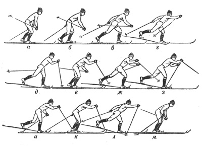 Классический лыжный ход. Классификация способов ходьбы Foto 17